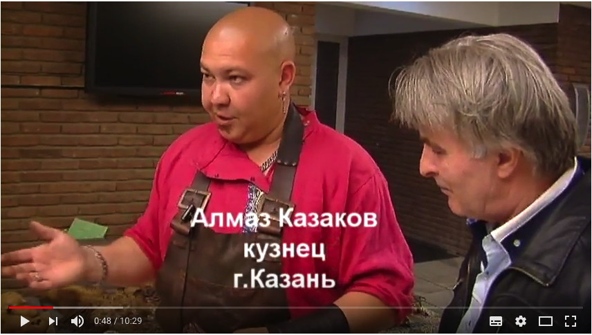 Portrait. Алмаз Казаков, кузнец. Rendez-vous avec la Russie. Ontmoeting met Rusland. (Ianina Cozari). 2011-06-12